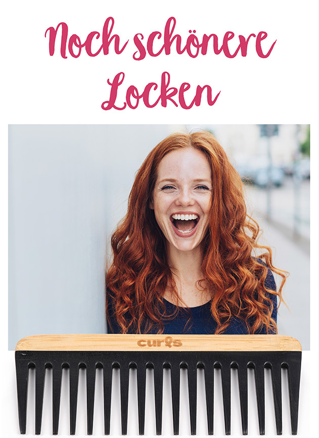  Lotta Curls überraschen  mit neuem Lockenkamm! (© Great Lengths)