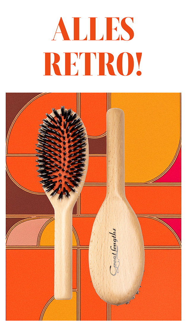 Retro Vibes für dein Haar! (© Great Lengths)